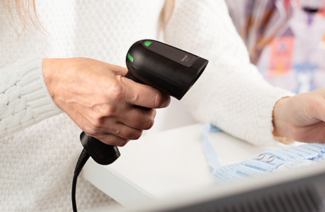 手ブレや移動体を読み取るスキャナの使用イメージ